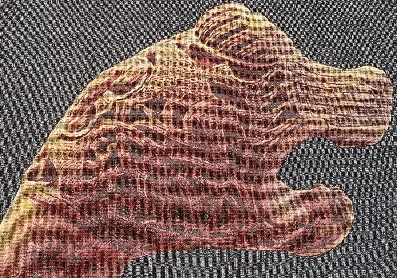 Broderie Oseberg par Emilie PLACHEZ