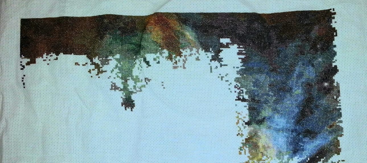 Etape 3 de la broderie Carène par Emilie PLACHEZ